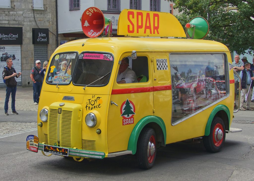 Le Tour de France et la caravane publicitaire