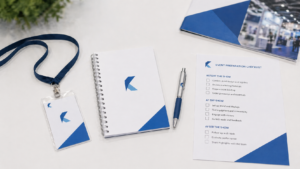 Lanyard et Porte badges pour salon